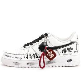 Nike Кроссовки Air Force 1 Low Top для скейтбординга унисекс, белые cw2288-111(team130-vam搞钱ing) | white