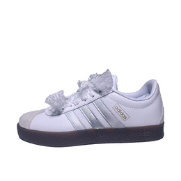 Adidas Кроссовки для скейтбординга VL COURT 2.0 с противоскользящей подошвой, износостойкие, женские, белые ji0497（team716-银色世家） | white