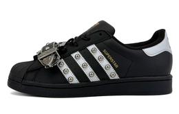 Adidas Кроссовки для скейтбординга Superstar, унисекс, низкие, белые eg4959(team45-马蹄扣） | black