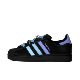 Adidas Кроссовки для скейтбординга Superstar 2 с противоскользящим покрытием, износостойкие, унисекс, черные, синие ji0079（team419-敖闰） | black blue