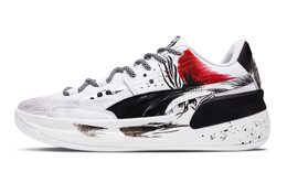 Puma Баскетбольные кроссовки Clyde Hardwood Team Ink Between The Clouds, устойчивые к истиранию, низкие, унисекс, черно-белые 194454-01(team727-墨染云间) | black white