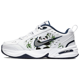 Nike Кроссовки Air Monarch 4 Chunky унисекс, низкие, белые/зеленые 415445-102(team1042-熊趣竹韵) | white