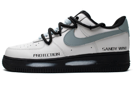 Nike Кроссовки Air Force 1 Sea Salt с низким верхом для скейтбординга, унисекс, черные, белые, синие cw2288-001(team98-男女款海盐) | black white blue