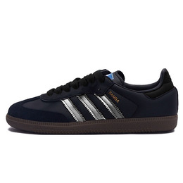 Adidas Низкие противоскользящие кроссовки для скейтбординга SAMBA OG, унисекс, серебристо-черные b75807(teamy-男女款银翼使者银黑) | silver black