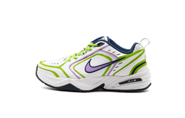 Кроссовки Air Monarch 4, износостойкие, увеличивающие рост, низкие, массивные, унисекс, травянисто-зеленые Nike, Grass Green 415445-102（team1106-多巴胺） | grass green