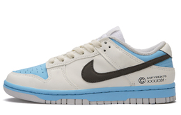Nike Кроссовки для скейтбординга Dunk Sea Blue Low Top унисекс сине-белые dd1391-103(team990-海蓝) | blue white