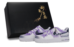 Nike Кроссовки для скейтбординга Air Force 1, унисекс, низкие, фиолетовые cw2288-111(team171-紫境幻彩s-box) | white purple