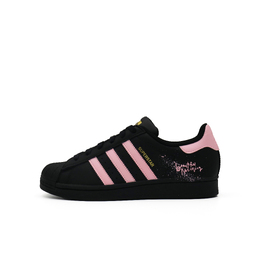 Adidas SUPERSTAR противоскользящие износостойкие низкие кроссовки для скейтбординга унисекс черные eg4959（team322-男女款桃花缘） | black