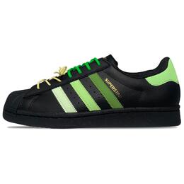 Низкие кроссовки для скейтбординга SUPERSTAR, унисекс, черно-зеленые Adidas, Black Green eg4959（team1020-森系） | black green