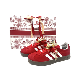 Adidas Кроссовки для скейтбординга Neo VL Court 2.0 с антискользящей амортизацией и износостойкостью, унисекс, красные hq1802(team-669-夏日春心) | red