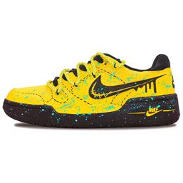 Nike Кроссовки для скейтбординга Full Force Dark Night с радужной амортизацией, износостойкие, унисекс, желтые fb1362-101（暗夜流光-team823） | yellow