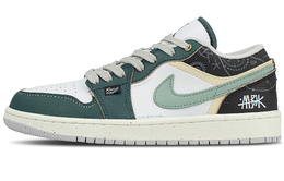 Jordan Баскетбольные кроссовки Air 1 Low Top Vintage, унисекс, оливково-зеленые fq7687-300（team1117时间碎片） | olive green