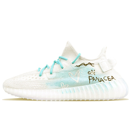 Adidas Кроссовки Yeezy Boost 350 V2, износостойкие, повседневные, белые, унисекс hq6316(team401-爱意弥漫) | white