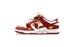 Nike Кроссовки для скейтбординга Dunk унисекс, низкие, белые/красные fb9109-119（team855-国潮喜韵） | red
