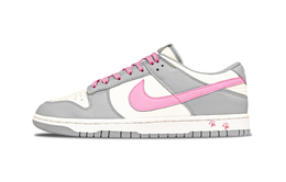 Nike Кроссовки для скейтбординга Dunk Three Points Sweet, износостойкие, женские, серо-розовые dd1873-002(team930-三分甜) | gray pink