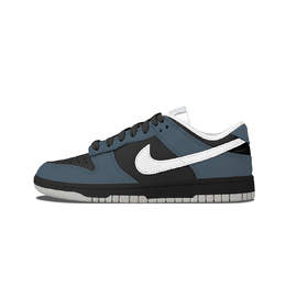 Nike Кроссовки для скейтбординга Dunk Leisurely Moon And Wind с маленьким цветком, нескользящие, износостойкие, женские, темно-синие dd1503-103(team676-风月闲) | dark blue