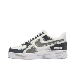 Nike Кроссовки Air Force 1 Low Top для скейтбординга унисекс, белые cw2288-111(team956-毛熊) | white