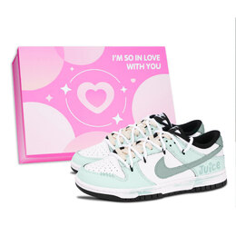 Nike Кроссовки для скейтбординга Dunk Anti Slip, износостойкие, унисекс, зеленые dd1391-100（team883-青爽夏日女鞋盒） | light green
