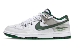 Nike Кроссовки для скейтбординга Dunk Breeze Of Freedom с противоскользящим покрытием, унисекс, белые, серые, зеленые dd1391-101(team73-自由之风) | white gray green