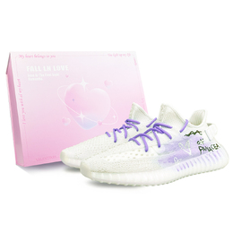 Adidas Кроссовки Yeezy Boost 350 V2, износостойкие, повседневные, белые, унисекс hq6316(team401-爱意微醺box) | white
