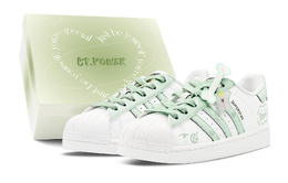 Кроссовки для скейтбординга Superstar, унисекс, низкие, зеленые Adidas, Green jq4098(team88-小狗星球绿s-box) | green