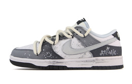 Nike Кроссовки для скейтбординга Dunk Low Top унисекс серо-белые hf5441-100(team-962金属光) | white