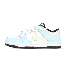 Nike Кроссовки для скейтбординга Dunk Anti Slip, износостойкие, низкие, унисекс, синие, желтые, белые dd1391-100（team883-奇妙音乐） | blue yellow white