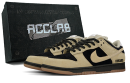 Nike Кроссовки для скейтбординга Dunk SB, износостойкие, низкие, унисекс, черно-коричневые hj0367-200(team975-美式男孩-礼盒) | black brown