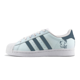 Кроссовки SUPERSTAR Hobo Band Slip Resistant Shock Absorbers Low Top Skateboard Shoes Unisex Light Cyan Adidas, Light Cyan eg4958(team1109-流浪乐队） | light cyan