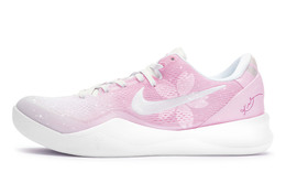 Nike Баскетбольные кроссовки Kobe 8 Shock Absorbers Low Top унисекс розовые белые hf9550-100（team1290-永生花） | pink white