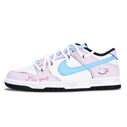 Nike Кроссовки для скейтбординга Dunk Sweet с противоскользящим покрытием, износостойкие, женские, розовые dd1503-101（team1219-甜） | pink