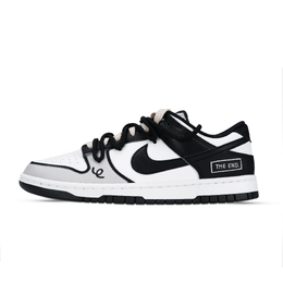 Nike Кроссовки для скейтбординга Dunk Anti Slip, износостойкие, унисекс, черные, белые, серые hf5441-100（team1219-完美） | black white gray