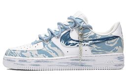 Nike Легкие низкие кроссовки для скейтбординга Air Force 1 Mirage унисекс, белые, синие cw2288-111（team241-海市蜃楼） | white blue