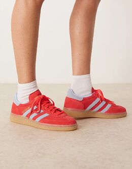 Кроссовки Adidas Handball в ярко-красном / ярко-синем / резиновом цвете 148728462 | lucid red / glow blue / gum