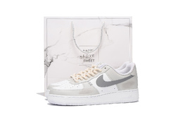 Nike Кроссовки Air Force 1 Coverage с низким верхом, устойчивые к истиранию и скольжению, унисекс, серо-белые cw2288-111(team拾伍-男女同款灰白十sbox) | light gray