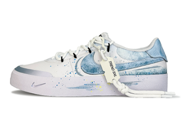 Nike Кроссовки Court Shot Shimmery Cat, Existentialism, противоскользящие, низкие, для скейтбординга, унисекс, синие fq8146-104(team79-失格主义) | blue
