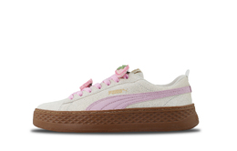 Puma Кроссовки для скейтбординга Smash Platform с антискользящим покрытием, износостойкие, бежевые, женские 366488-03(team840-草莓奶霜) | beige