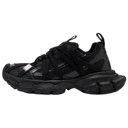 Balenciaga Женские низкие кроссовки 3XL Chunky, черные 825599w3xch1000