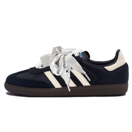 Adidas Кроссовки для скейтбординга SAMBA OG Low Top, унисекс, бежево-черные b75807(teamy-男女款灰色银姬米黑) | ecru