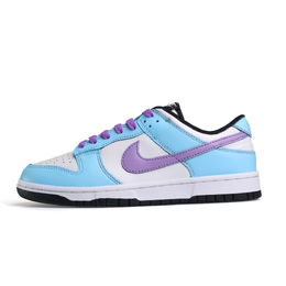 Nike Кроссовки для скейтбординга Dunk Sea Salt Purple Tone, устойчивые к истиранию, низкие, унисекс, сине-фиолетовые dd1391-100（team1093-海盐紫调） | blue purple