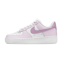 Nike Кроссовки Air Force 1 Purple Nebula Starlight с низким верхом, устойчивые к истиранию, для скейтбординга, унисекс, белые, фиолетовые cw2288-111(team796-紫云星辰) | white purple