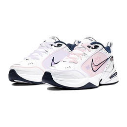 Nike Кроссовки Air Monarch 4 с нескользящим и износостойким покрытием, низкие, массивные, унисекс, розовые, фиолетовые 415445-102(team579-粉紫鸳鸯) | pink purple