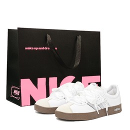 Adidas Кроссовки для скейтбординга Neo VL COURT 2.0 Silver Lace Box, устойчивые к истиранию, низкие, унисекс, белые, серебристые id6015(team433-银蕾丝s-box） | white silver