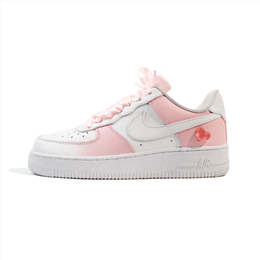 Nike Кроссовки для скейтбординга Air Force 1 Low Top женские розовые dd8959-100（team314-心心相印） | pink