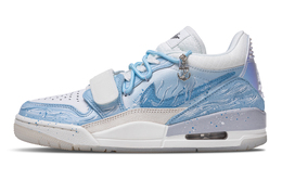Jordan Баскетбольные кроссовки Legacy 312 Mint Shimmer Mid Top Vintage, женские, сине-белые hf3182-100(team691-薄荷微光) | blue white