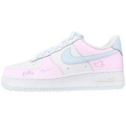 Nike Кроссовки Air Force 1 с низким верхом, нескользящие, женские, белые ih0640-161（team1007-清凉一夏) | white