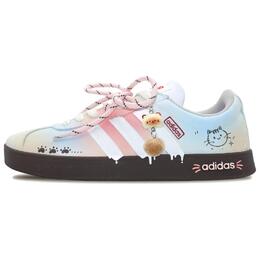 Adidas Кроссовки для скейтбординга VL COURT 2.0 Milk Kitten с противоскользящим покрытием, износостойкие, женские, синие, розовые js3003（team823-牛奶猫猫） | blue pink