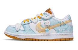 Nike Кроссовки для скейтбординга Dunk Mint Sugar Cube Low Top унисекс, белые, синие fq6965-700（team365-薄荷方糖） | white blue