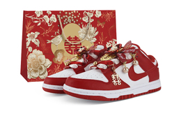 Nike Кроссовки для скейтбординга Dunk Slip, нескользящие, износостойкие, легкие, красные, унисекс dd1873-116(team119-百年好合) | red