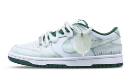 Nike Кроссовки для скейтбординга Dunk Low Top унисекс белые зеленые dd1391-101(team51-雾暗云深) | white green